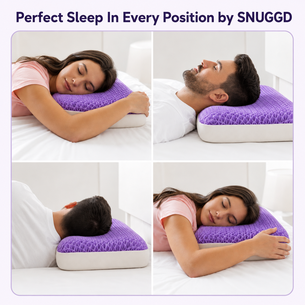 SNUGGD Sleep Pillow